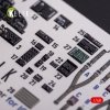 KELIK K48080 O-2A Skymaster interior 3D decals grey decoration type for ICM kit 1/48